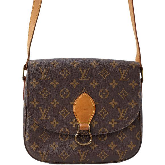 Louis Vuitton Handbags - Louis Vuitton Monogram Leather Brown Saint Cloud Shoulder Bag